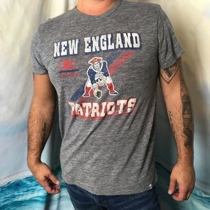 47’ Brand NFL Patriots Tee throwback logo Lg 🔥🏆